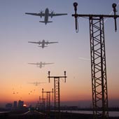 Flightpath of Plane from London City Airport