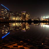 Poplar Dock Reflections