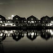 Row of Houses Shadwell BW